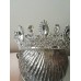 Ефектна сватбена корона с кристали Goddess Aura